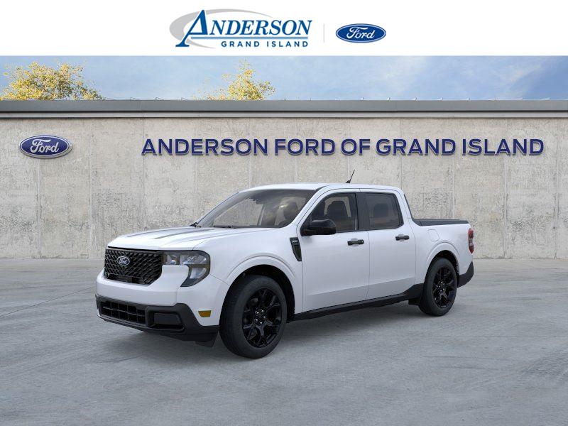 Space White Metallic 2025 Ford Maverick Pickup Truck All-Wheel Drive Continuously Variable Transmission
