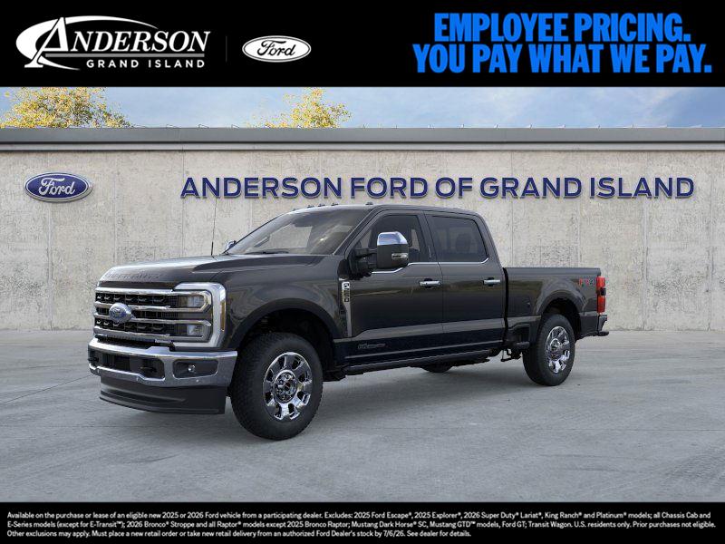 Agate Black Metallic 2026 Ford F-250 Super Duty King Ranch Crew Cab 4WD Pickup Truck Four-Wheel Drive Automatic