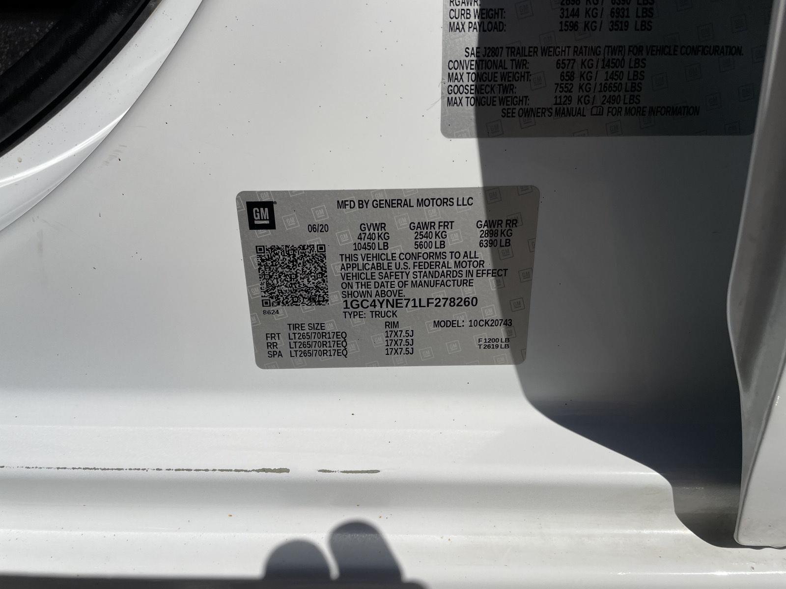 Used 2020 Chevrolet Silverado 2500HD for sale in Grand Island NE