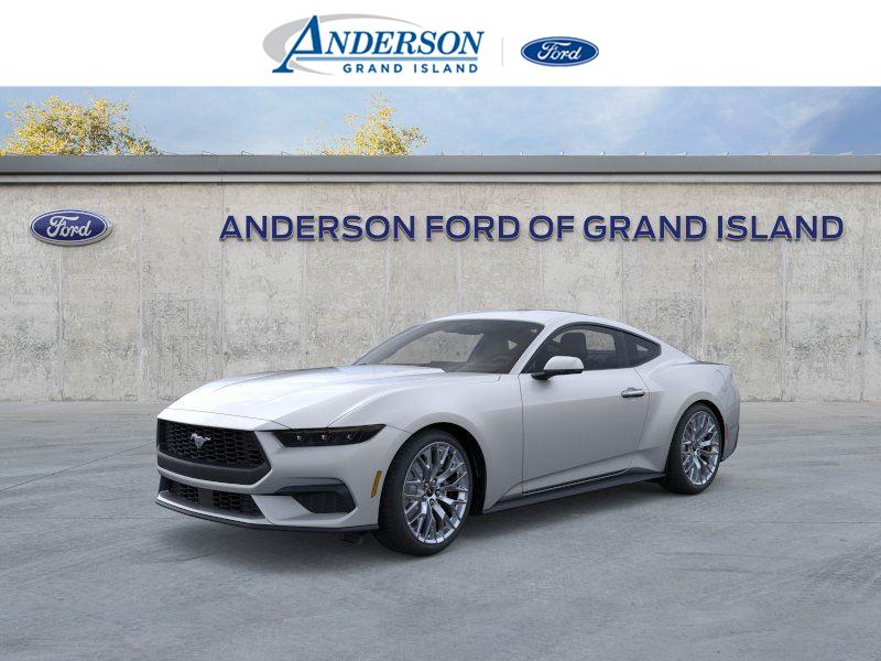 Iconic Silver Metallic 2026 Ford Mustang Coupe Rear-Wheel Drive Automatic