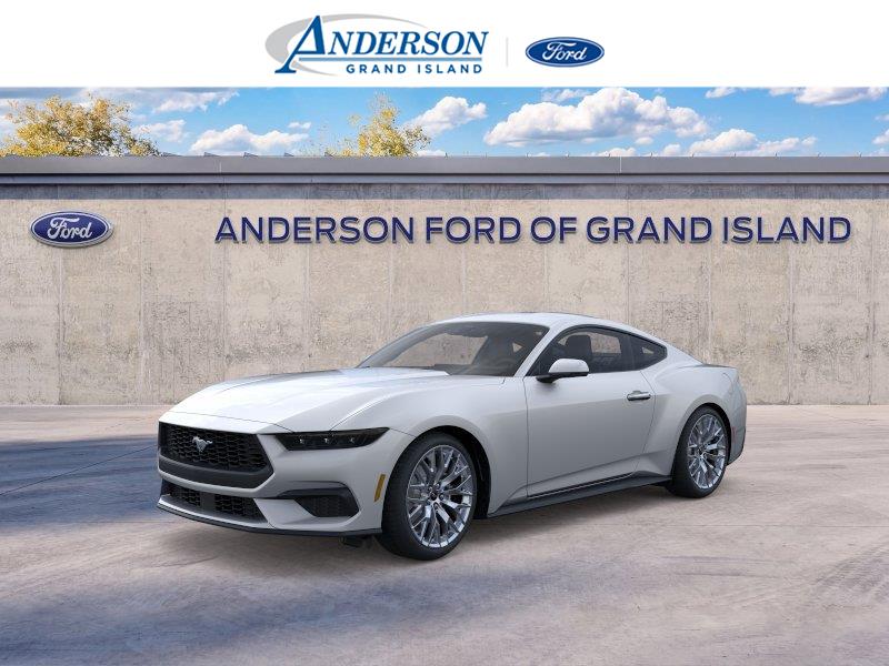 Iconic Silver Metallic 2026 Ford Mustang Coupe Rear-Wheel Drive Automatic