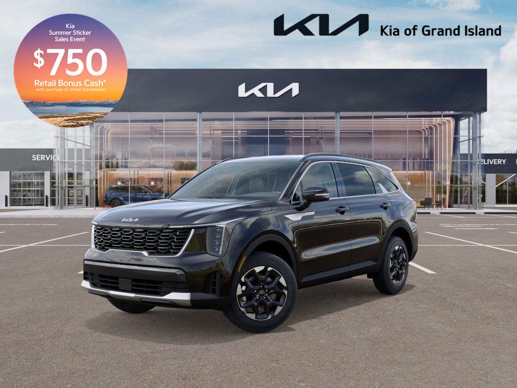 Ebony Black 2026 Kia Sorento S AWD SUV / Crossover All-Wheel Drive 8-Speed Automatic