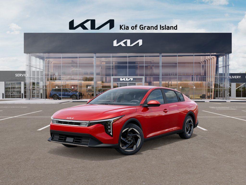 Currant Red 2025 Kia K4 Sedan Front-Wheel Drive Continuously Variable Transmission