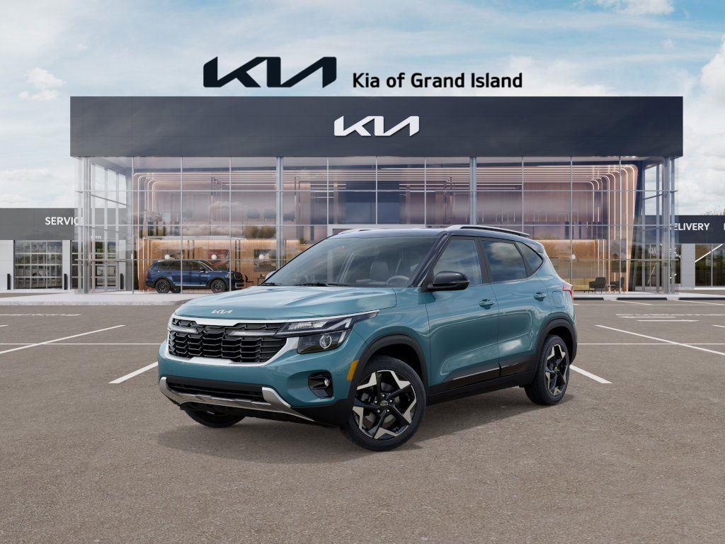 Pluton Blue/Fusion Black Roof 2026 Kia Seltos S FWD SUV / Crossover Front-Wheel Drive Continuously Variable Transmission