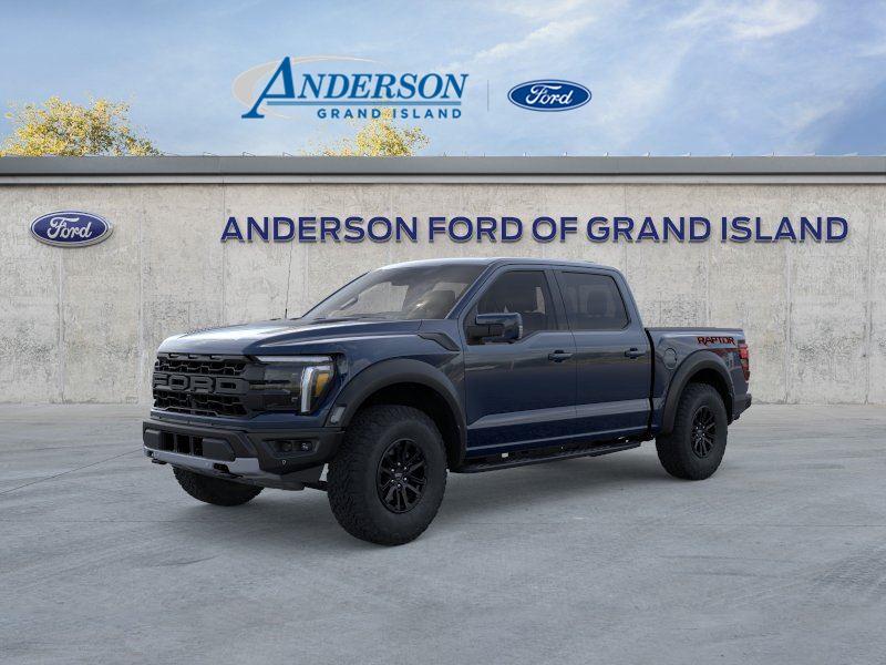 Antimatter Blue Metallic 2026 Ford F-150 Raptor SuperCrew 4WD Pickup Truck Four-Wheel Drive Automatic