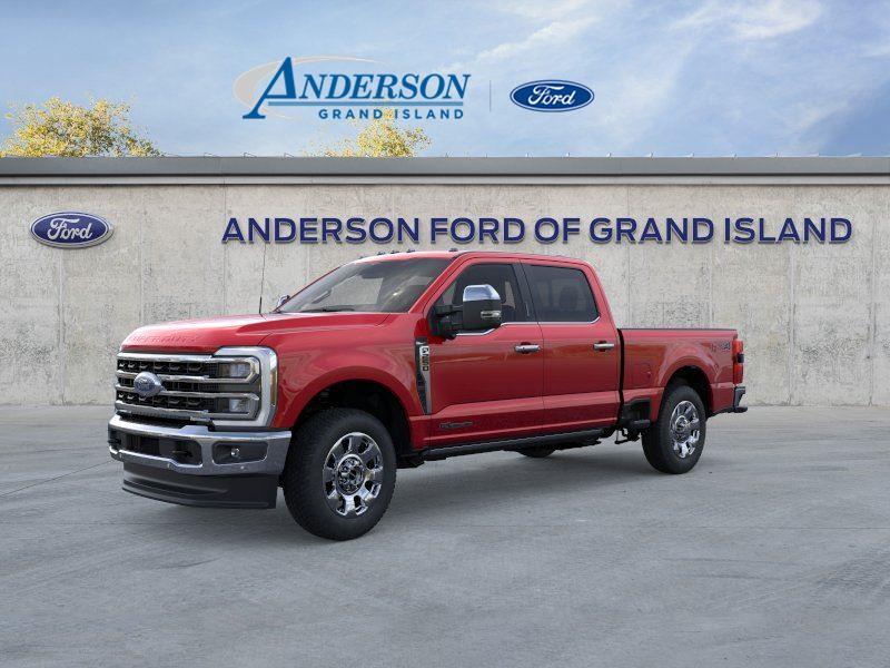 Ruby Red Metallic Tinted Clearcoat 2026 Ford F-250 Super Duty King Ranch Crew Cab 4WD Pickup Truck Four-Wheel Drive Automatic