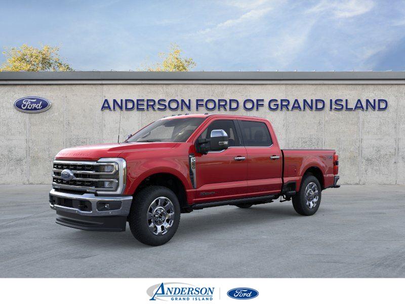 Ruby Red Metallic Tinted Clearcoat 2026 Ford F-250 Super Duty King Ranch Crew Cab 4WD Pickup Truck Four-Wheel Drive Automatic