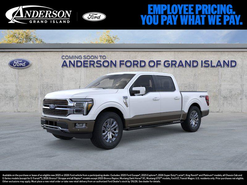 Star White Metallic Tri-Coat 2026 Ford F-150 King Ranch SuperCrew 4WD Pickup Truck Four-Wheel Drive Automatic