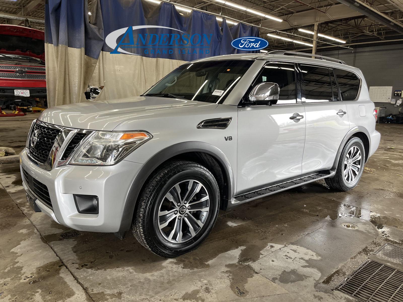 Brilliant Silver 2017 Nissan Armada SL 4WD SUV / Crossover Four-Wheel Drive Automatic