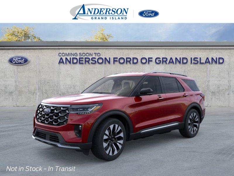 Rapid Red Metallic Tinted Clearcoat 2026 Ford Explorer SUV / Crossover All-Wheel Drive Automatic