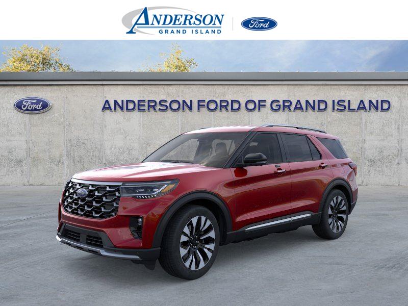 Rapid Red Metallic Tinted Clearcoat 2026 Ford Explorer SUV / Crossover All-Wheel Drive Automatic