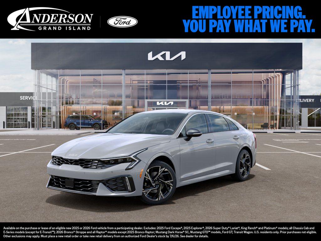 Wolf Gray 2026 Kia K5 GT-Line FWD Sedan Front-Wheel Drive 8-Speed Automatic