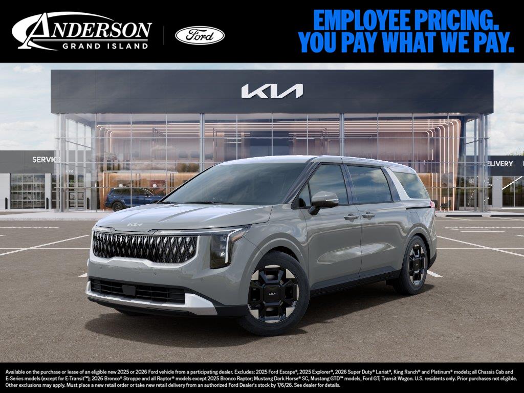 Ceramic Silver 2026 Kia Carnival Minivan Front-Wheel Drive 8-Speed Automatic