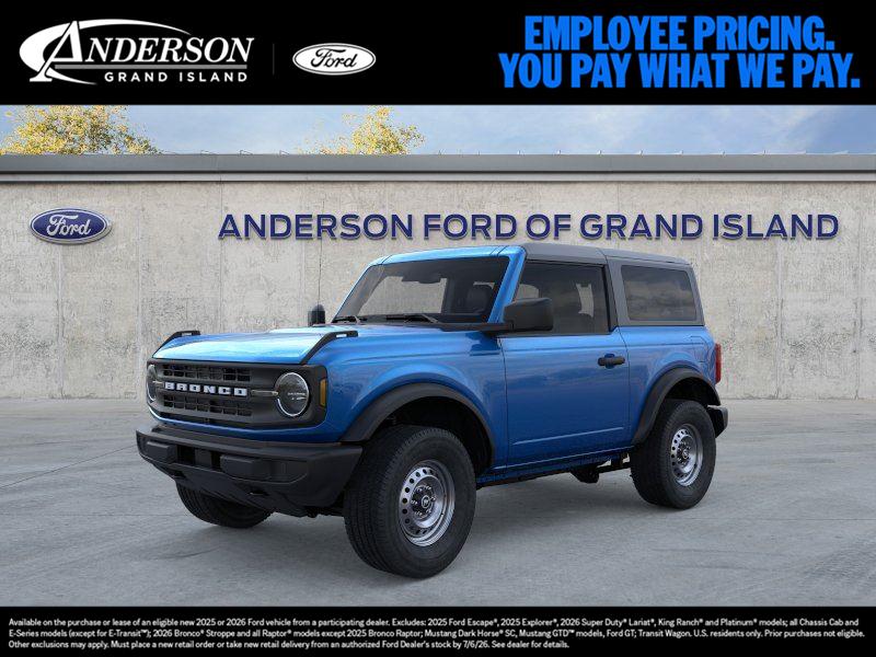 Velocity Blue 2026 Ford Bronco SUV / Crossover Four-Wheel Drive 7-Speed Manual