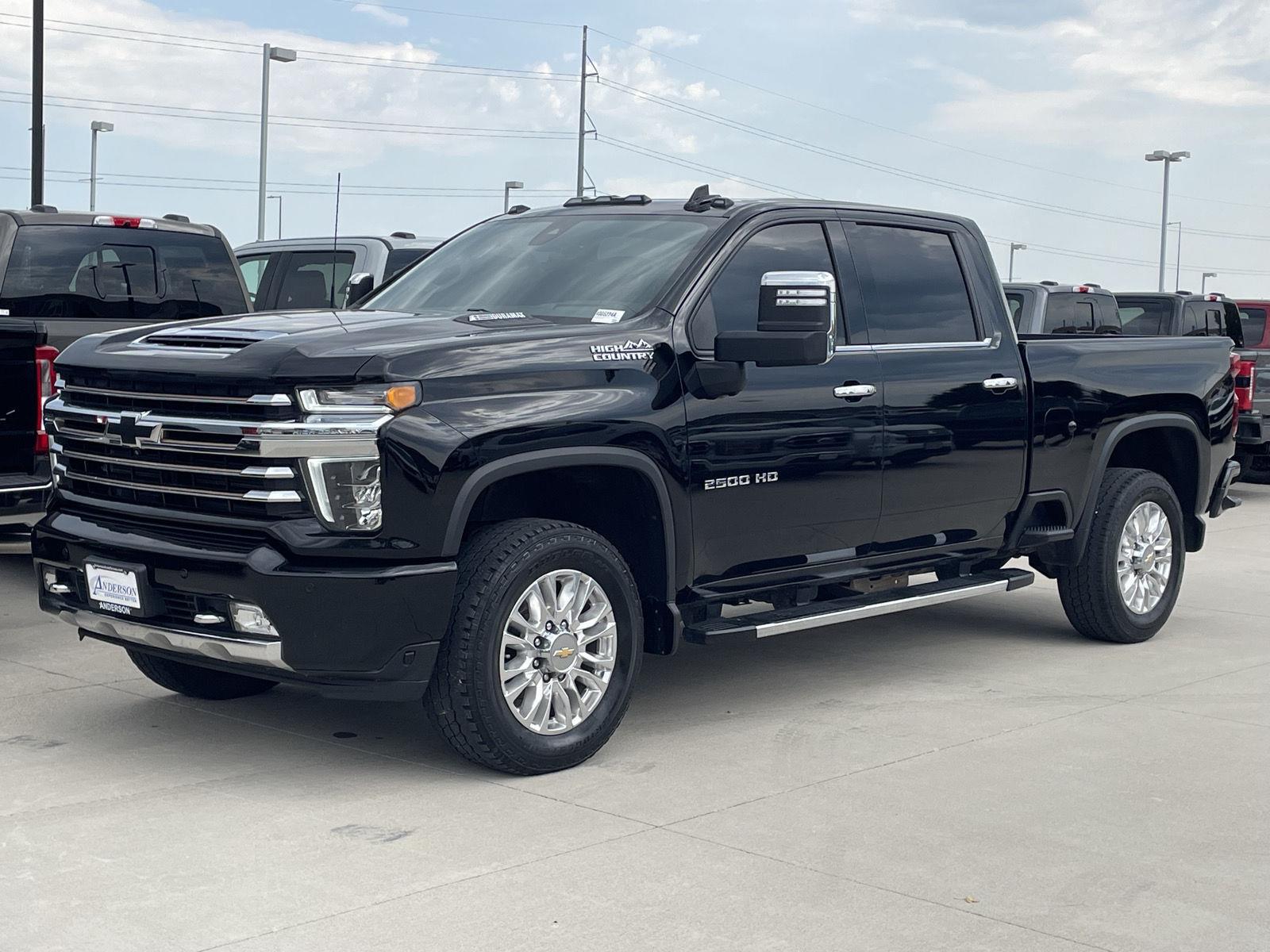 Black 2022 Chevrolet Silverado 2500HD Pickup Truck Four-Wheel Drive Automatic