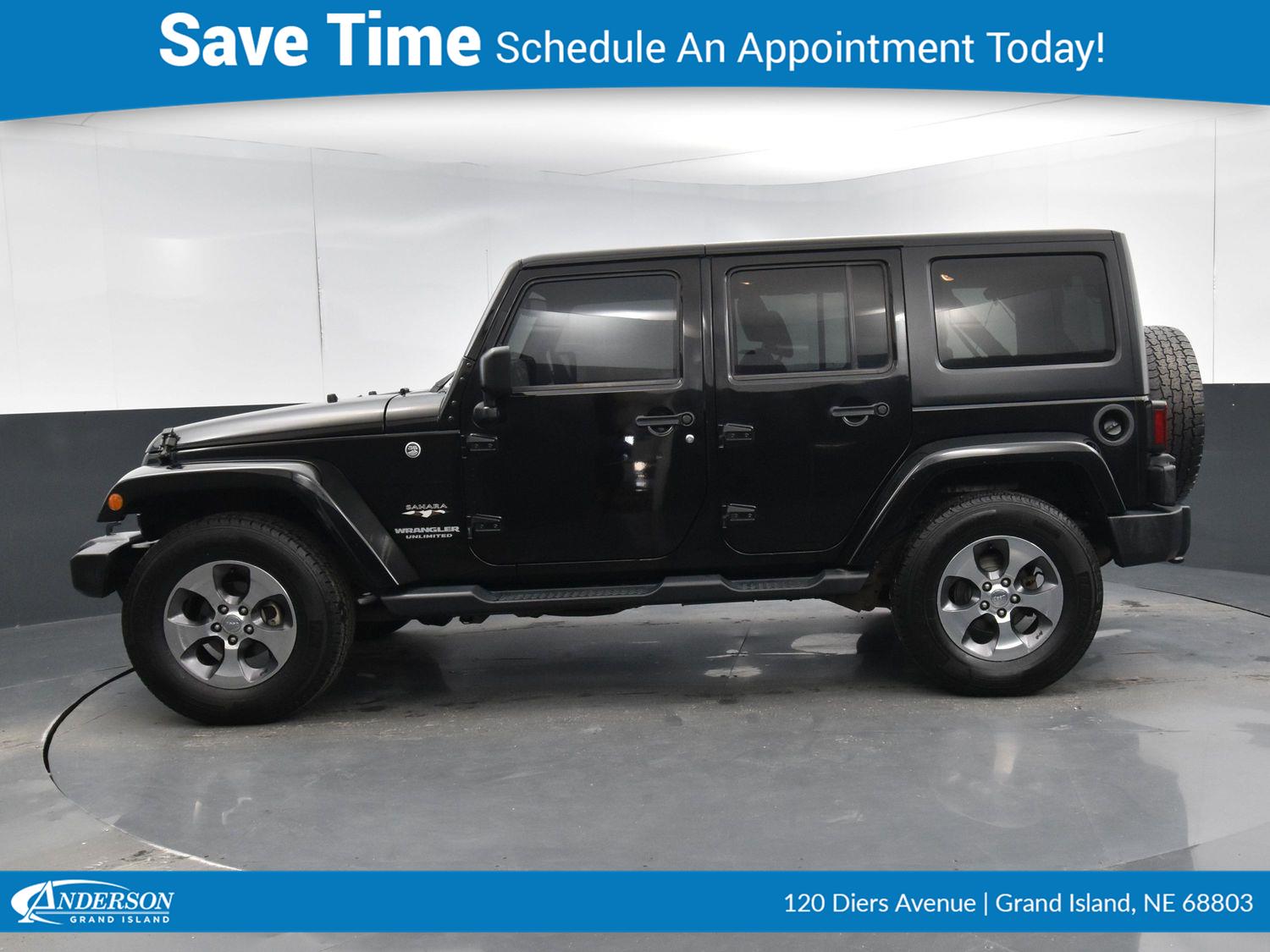 Used 2016 Jeep Wrangler Unlimited Sahara Stock: 2001431B