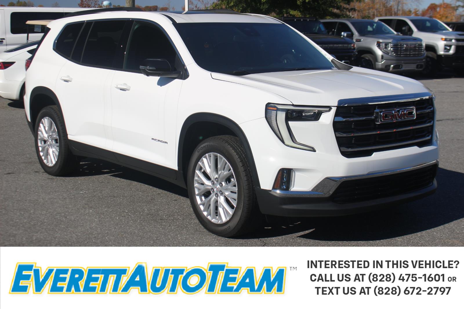 Summit White 2025 GMC Acadia Elevation FWD SUV / Crossover Front-Wheel Drive 8-Speed Automatic
