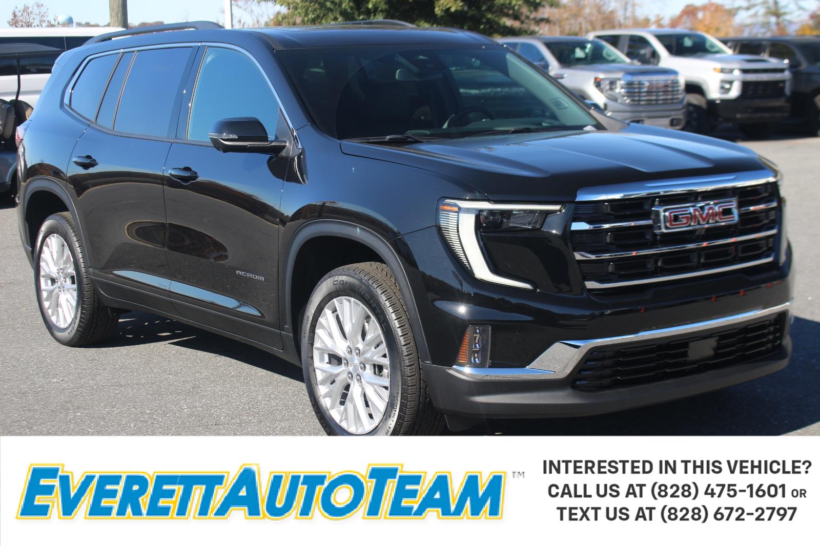 Black (Ebony Twilight Metallic) 2025 GMC Acadia Elevation FWD SUV / Crossover Front-Wheel Drive 8-Speed Automatic