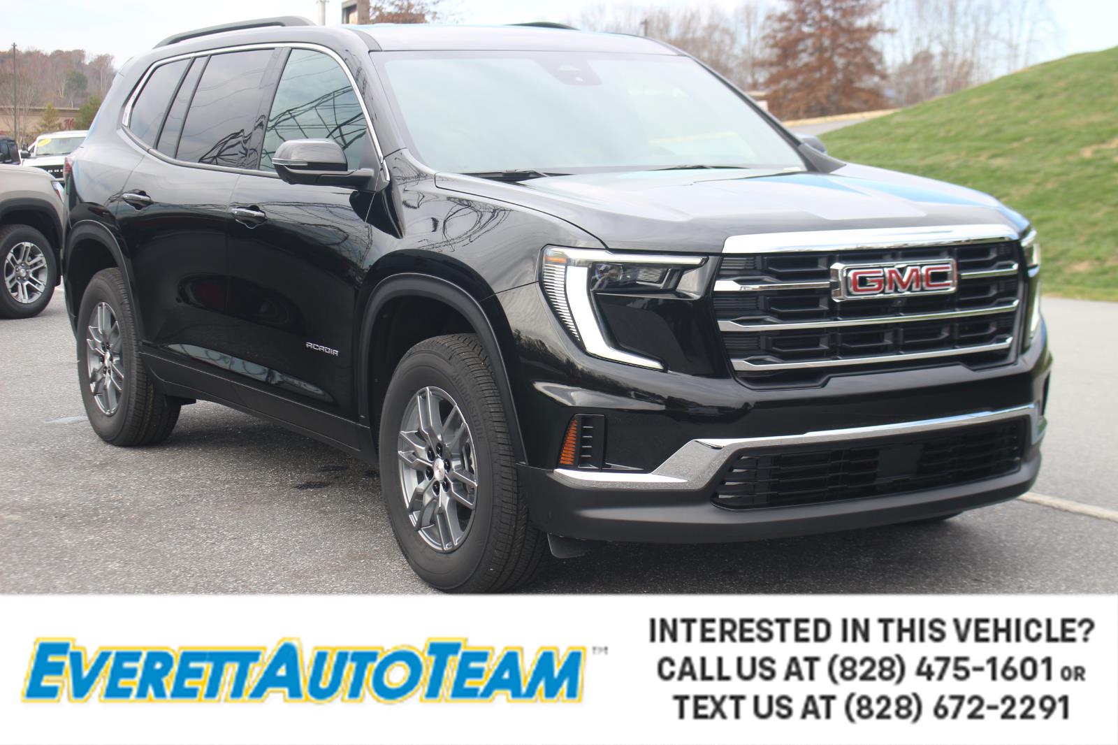 Black (Ebony Twilight Metallic) 2025 GMC Acadia Elevation FWD SUV / Crossover Front-Wheel Drive 8-Speed Automatic