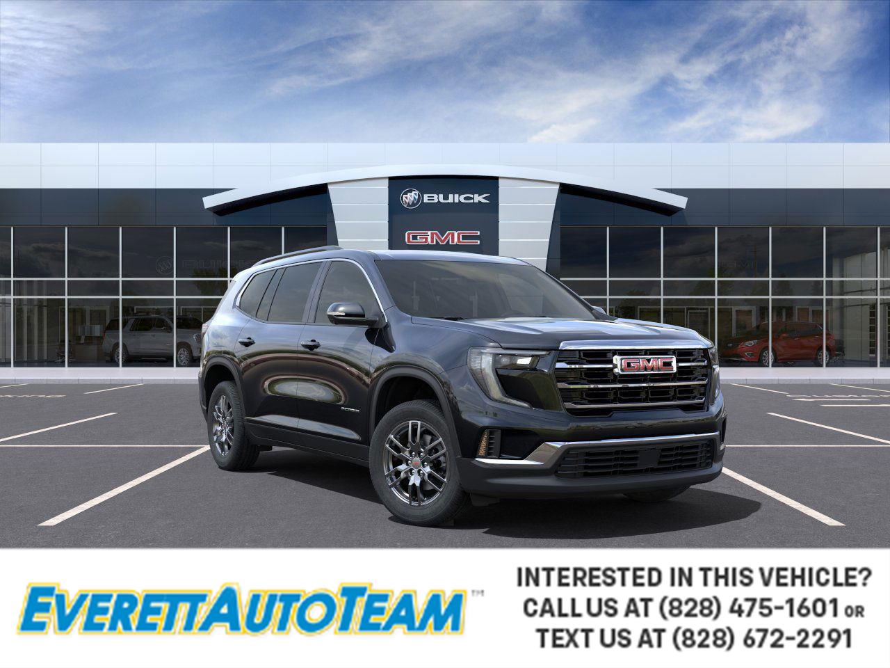 Black (Ebony Twilight Metallic) 2025 GMC Acadia Elevation FWD SUV / Crossover Front-Wheel Drive 8-Speed Automatic