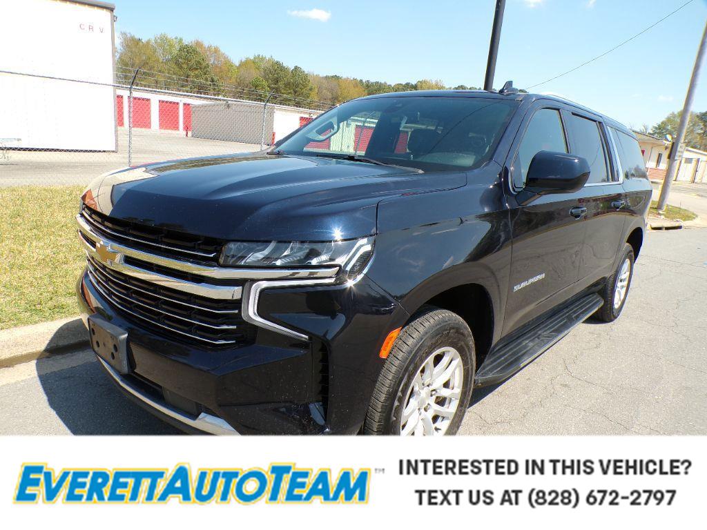 Midnight Blue Metallic 2021 Chevrolet Suburban LT 4WD SUV / Crossover Four-Wheel Drive Automatic