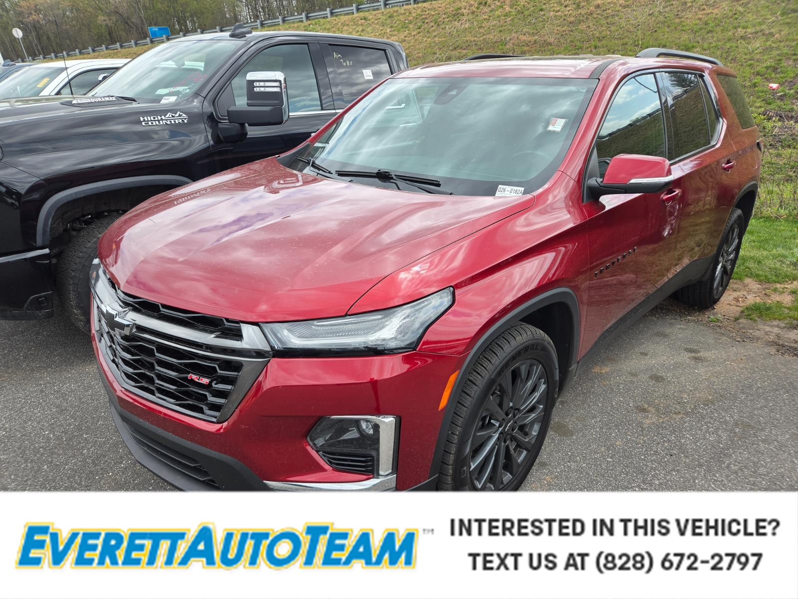 Radiant Red Tintcoat 2024 Chevrolet Traverse RS AWD SUV / Crossover Four-Wheel Drive 9-Speed Automatic