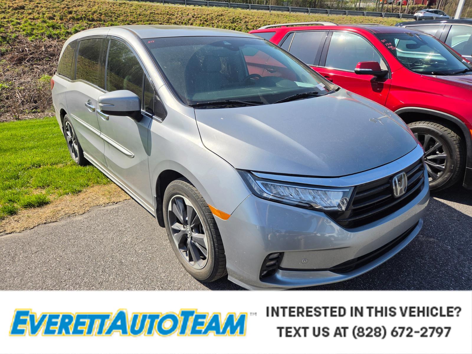 Lunar Silver Metallic 2021 Honda Odyssey Elite FWD Minivan Front-Wheel Drive Automatic