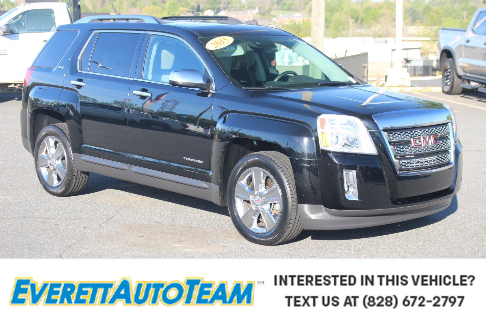 Onyx Black 2015 GMC Terrain SLT2 SUV / Crossover Front-Wheel Drive 6-Speed Automatic