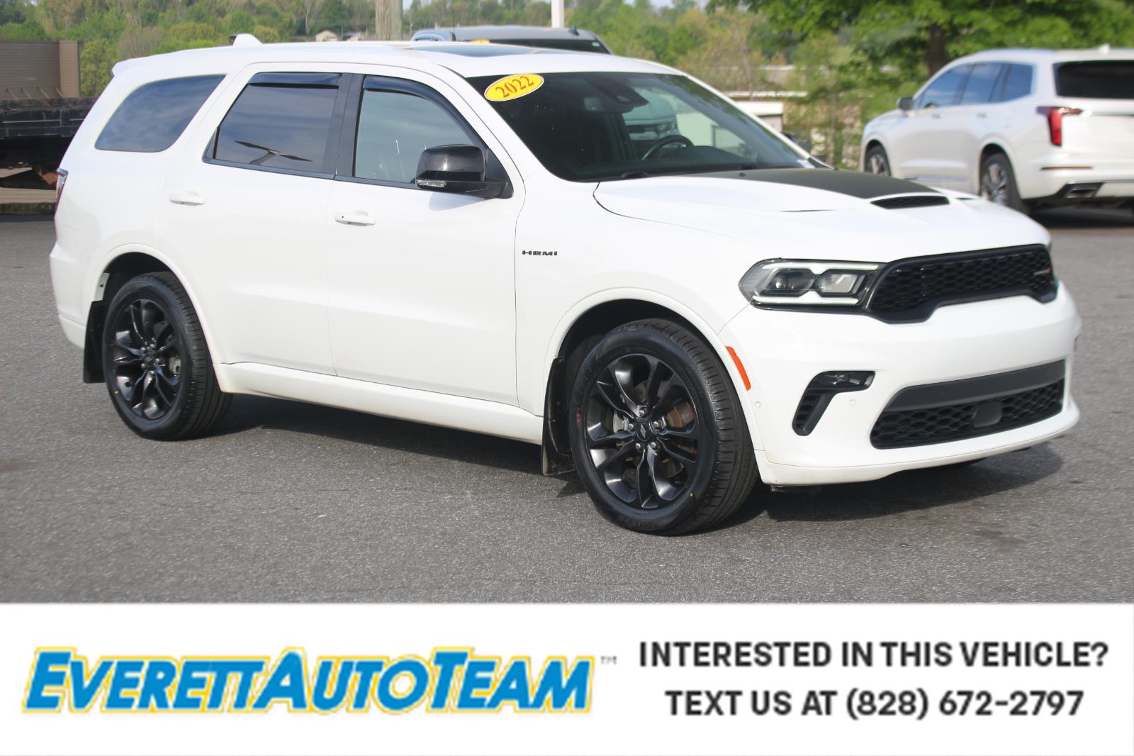 White Knuckle Clearcoat 2022 Dodge Durango R/T Plus AWD SUV / Crossover All-Wheel Drive 8-Speed Automatic