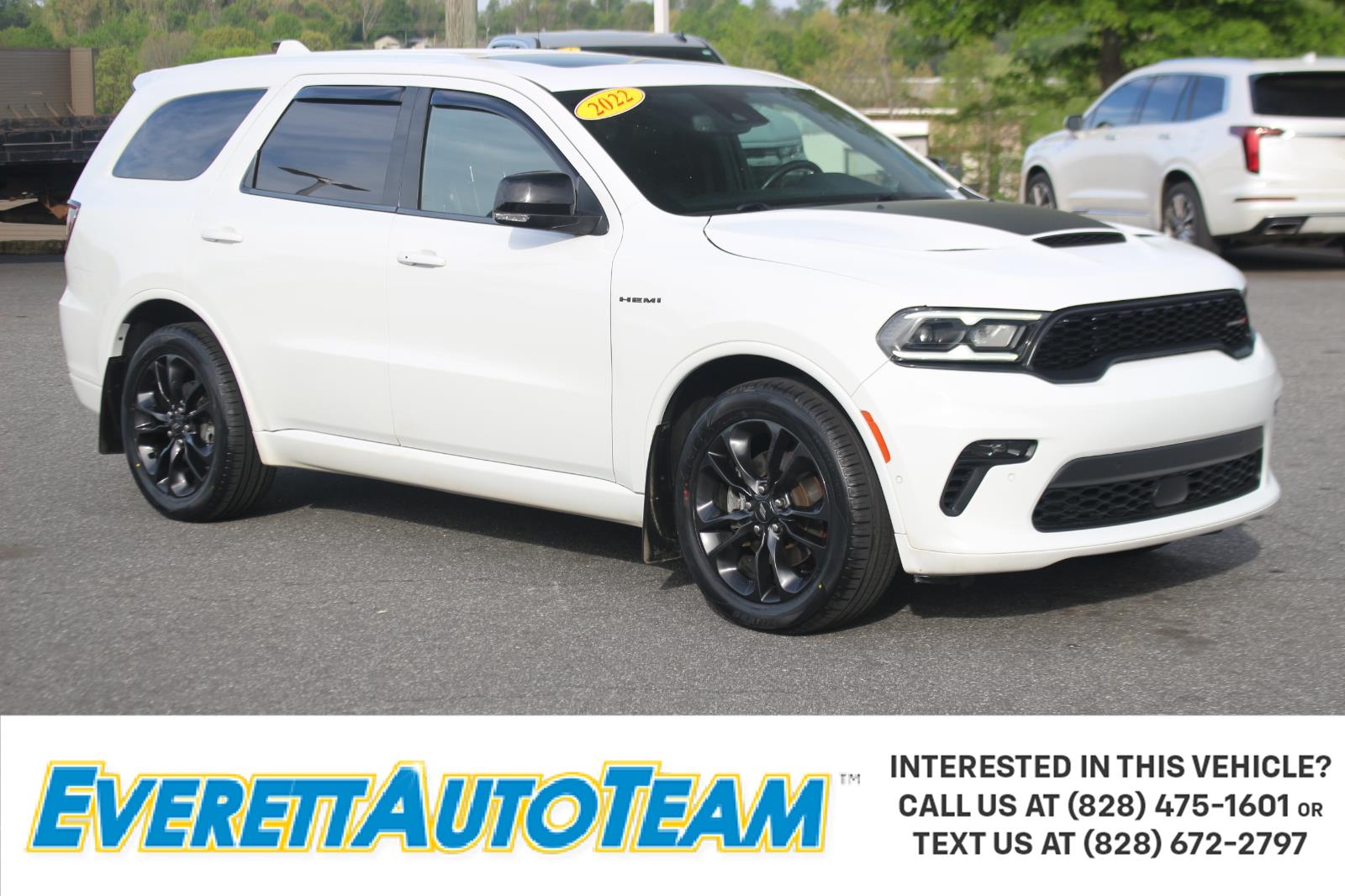 White Knuckle Clearcoat 2022 Dodge Durango SUV / Crossover All-Wheel Drive 8-Speed Automatic