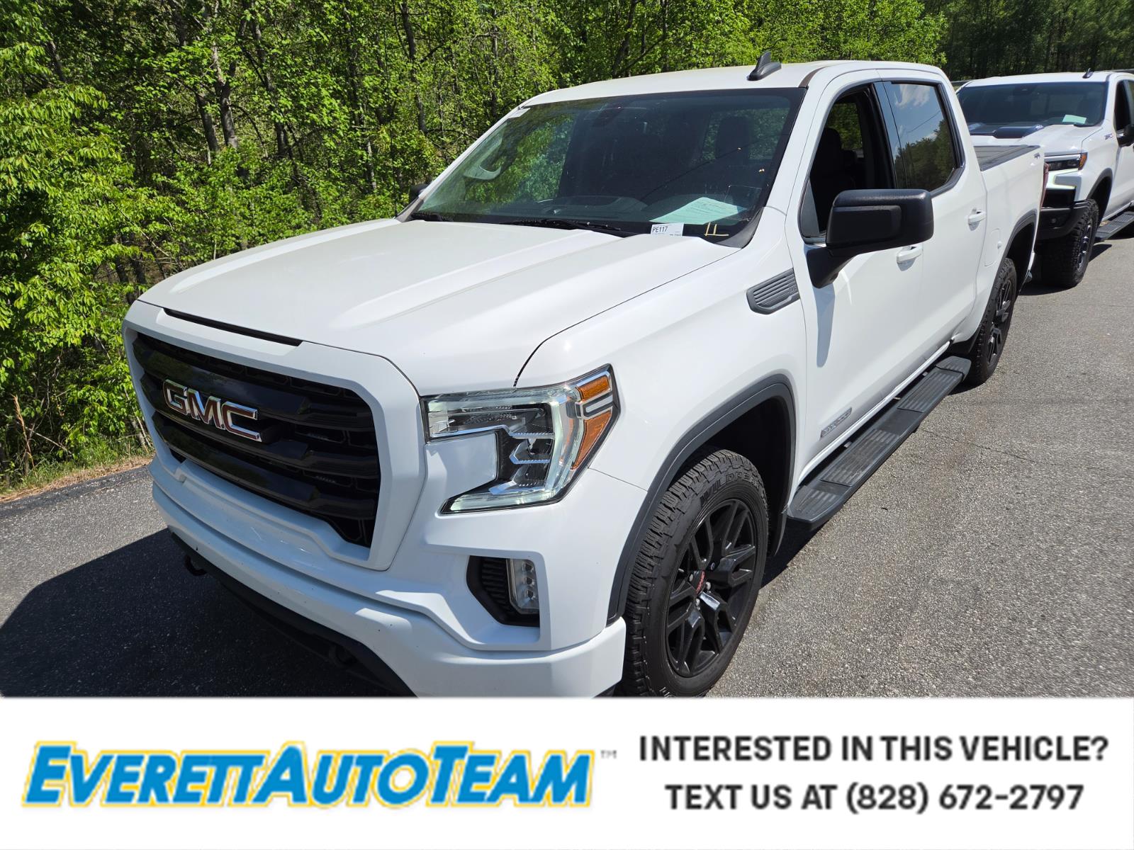 Summit White 2021 GMC Sierra 1500 Elevation Crew Cab 4WD Pickup Truck Four-Wheel Drive 8-Speed Automatic
