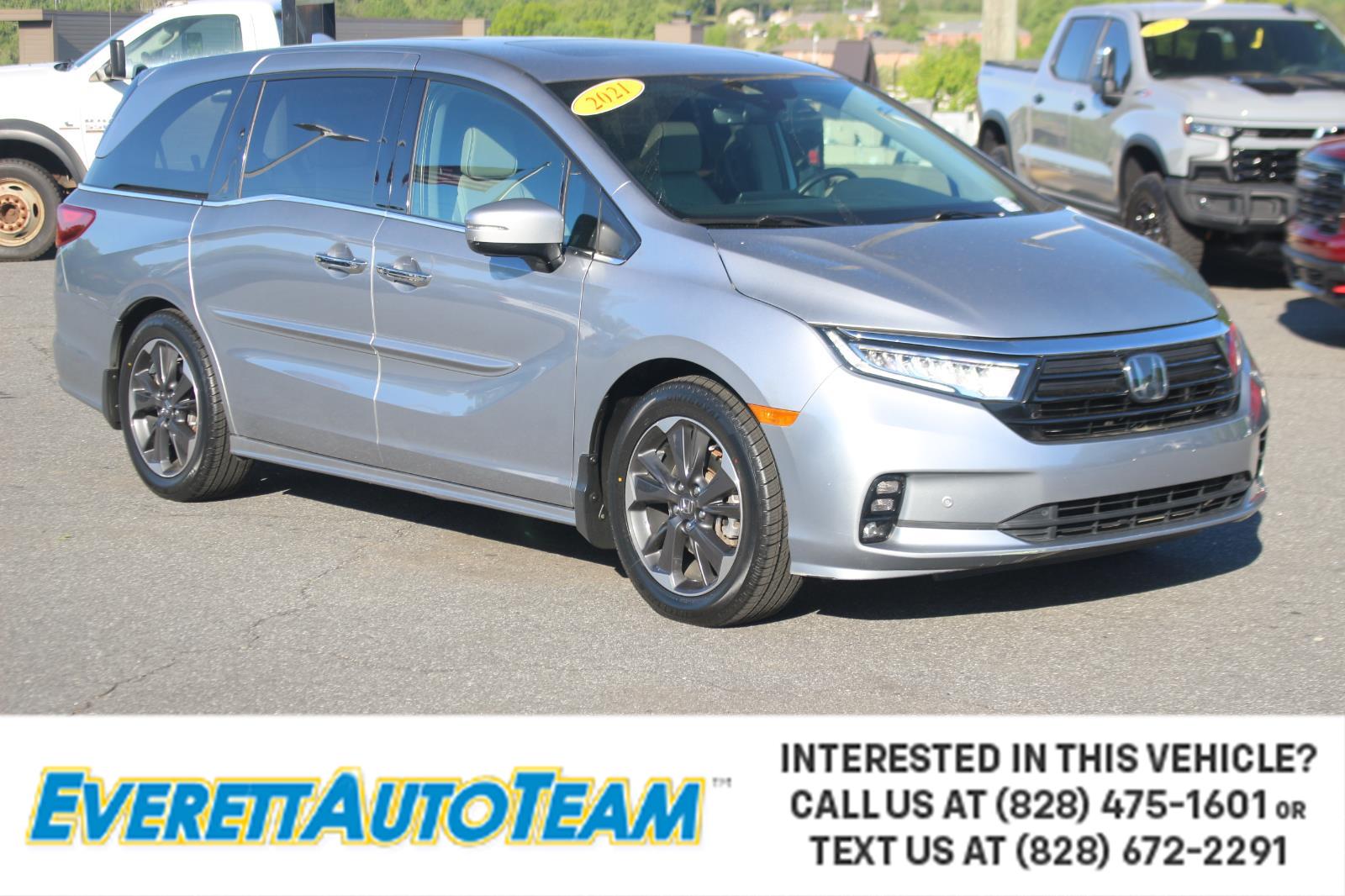 Lunar Silver Metallic 2021 Honda Odyssey Elite FWD Minivan Front-Wheel Drive Automatic