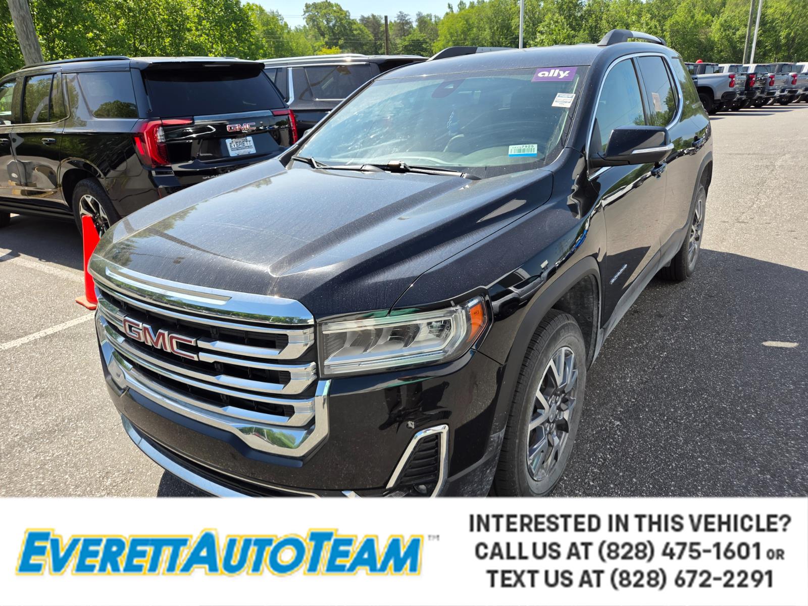 Black (Ebony Twilight Metallic) 2023 GMC Acadia SLT FWD SUV / Crossover Front-Wheel Drive 9-Speed Automatic