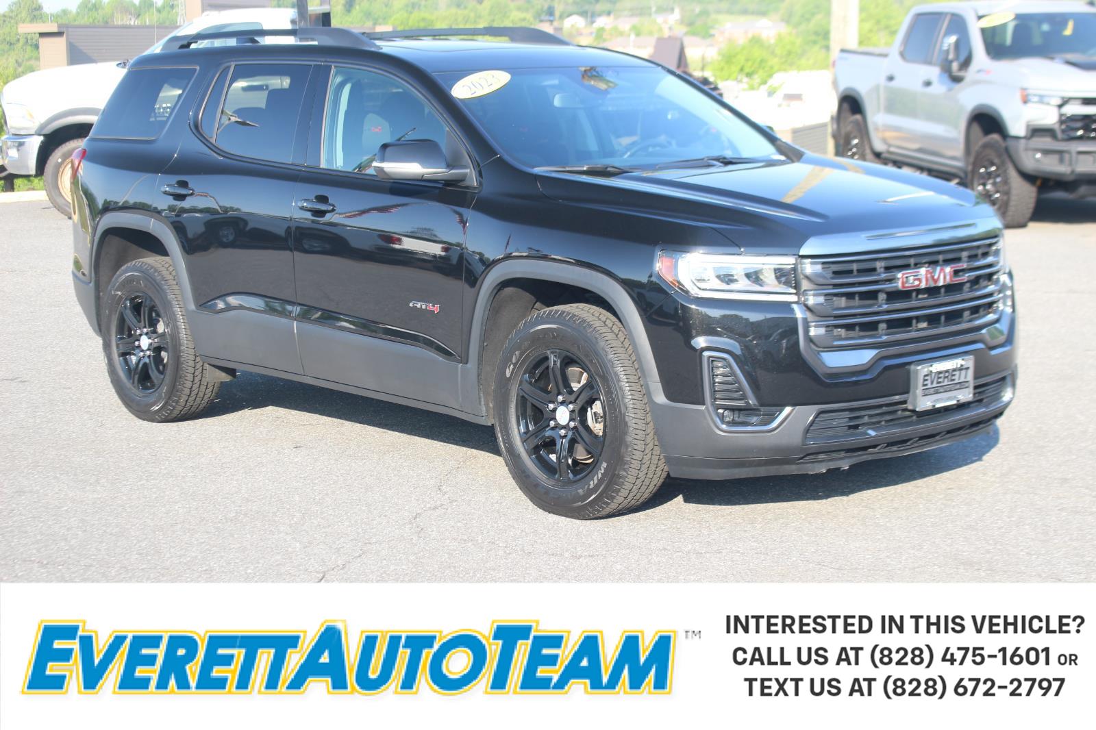 Black (Ebony Twilight Metallic) 2023 GMC Acadia SUV / Crossover Four-Wheel Drive 9-Speed Automatic