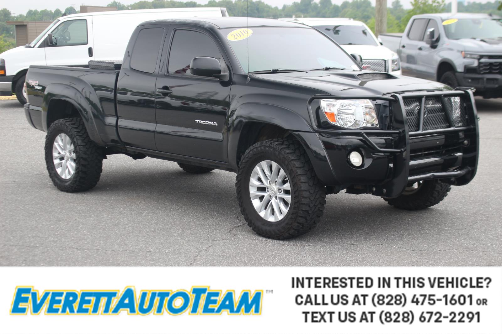 Black Sand Pearl 2010 Toyota Tacoma Access Cab V6 4WD Pickup Truck Four-Wheel Drive 5-Speed Automatic