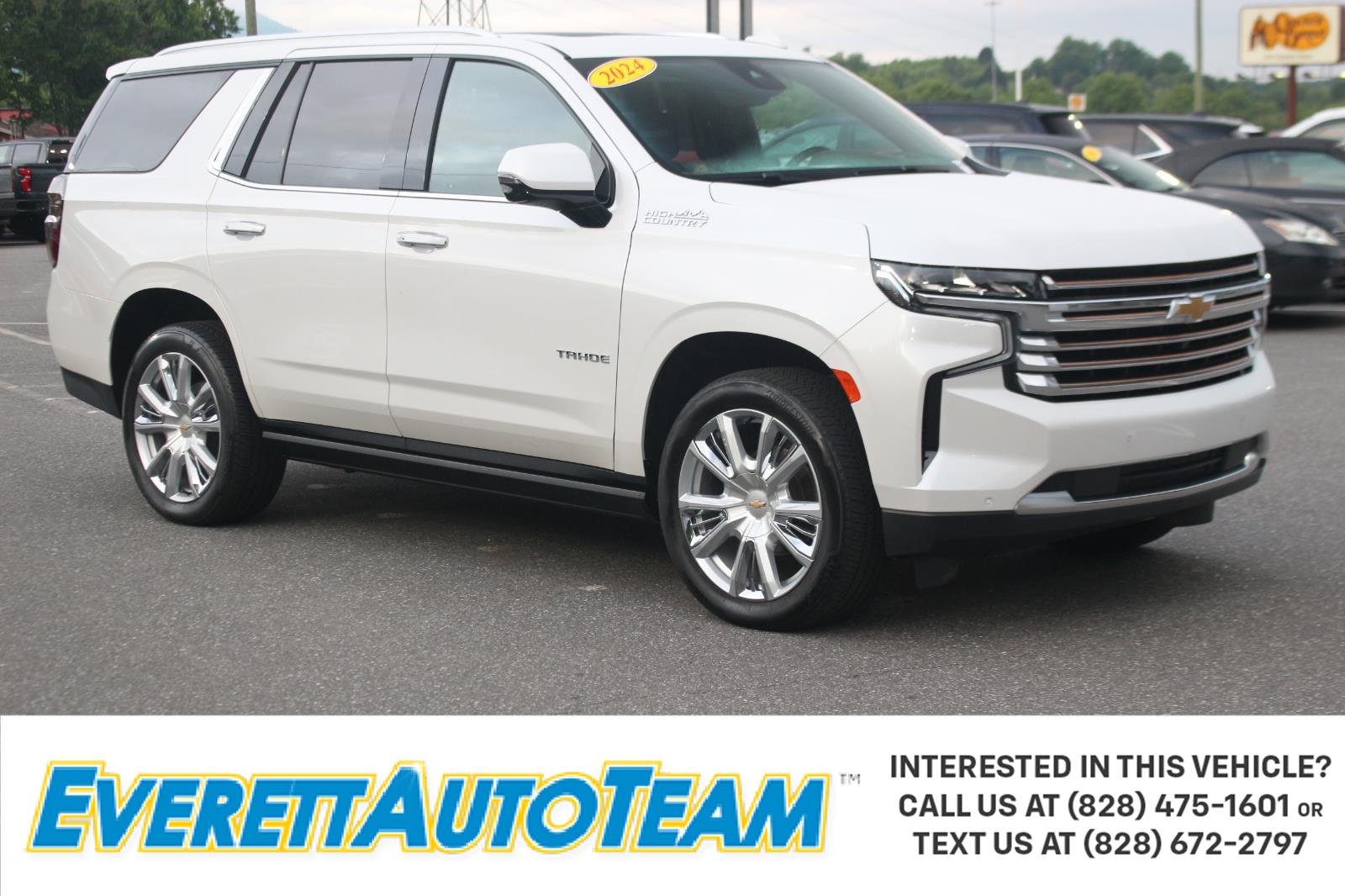 White (Iridescent Pearl Tricoat) 2024 Chevrolet Tahoe SUV / Crossover Four-Wheel Drive Automatic