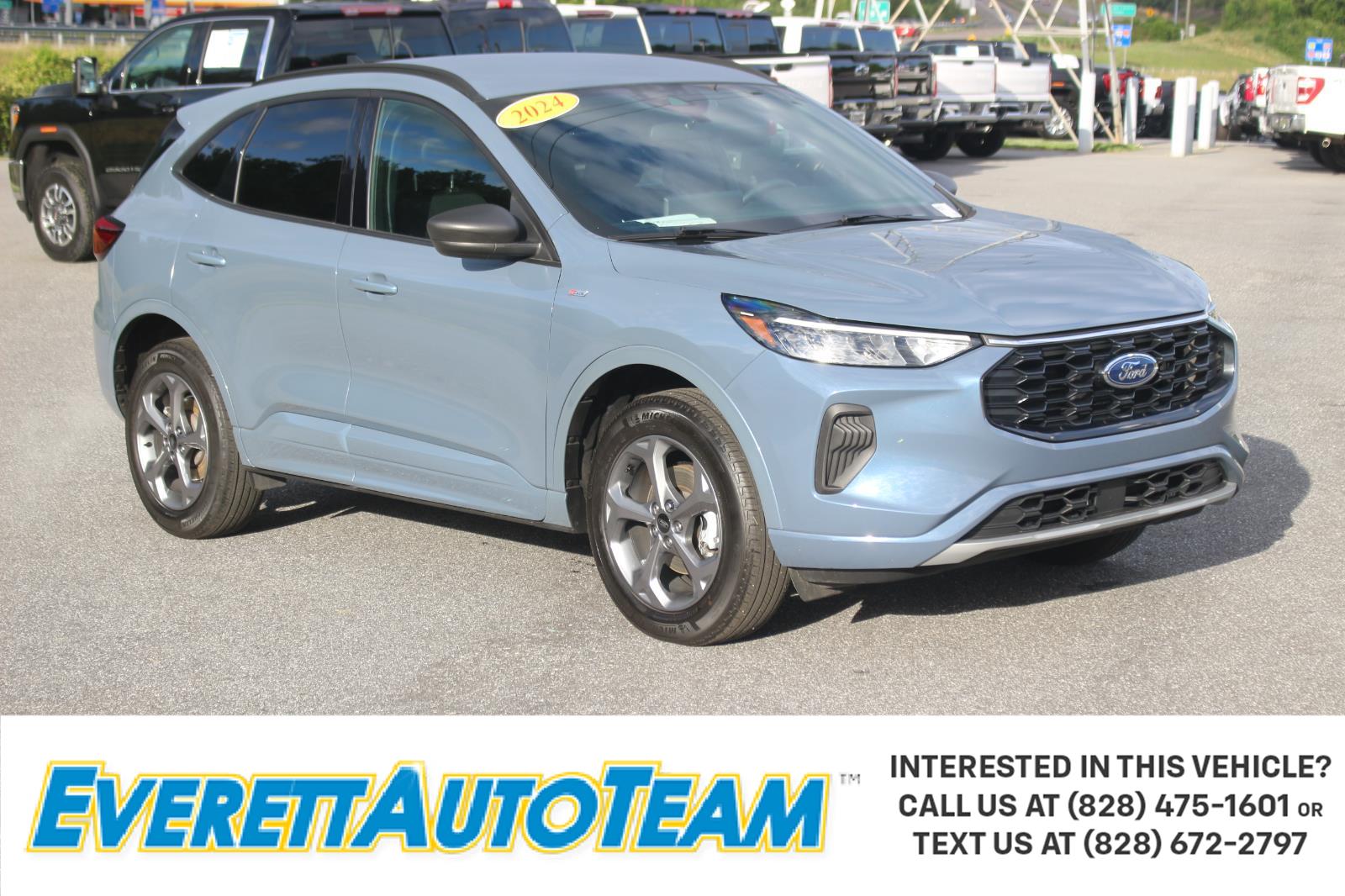 Vapor Blue 2024 Ford Escape SUV / Crossover All-Wheel Drive 8-Speed Automatic