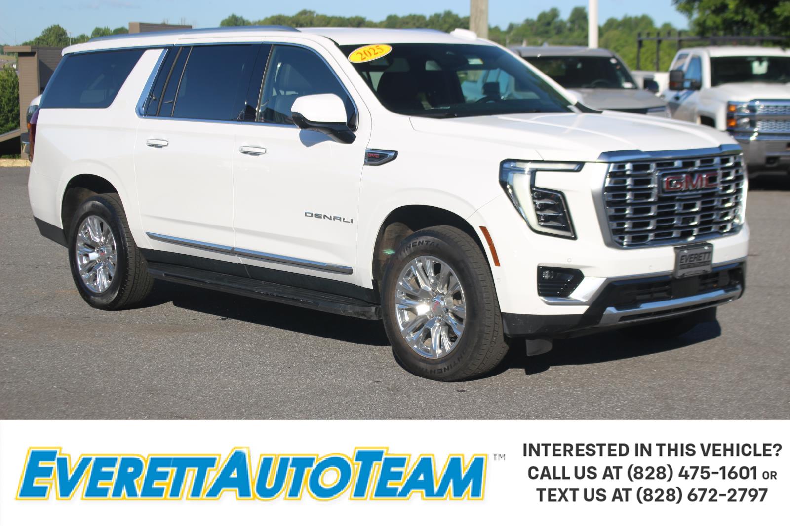 Summit White 2025 GMC Yukon XL Denali 4WD SUV / Crossover Four-Wheel Drive Automatic