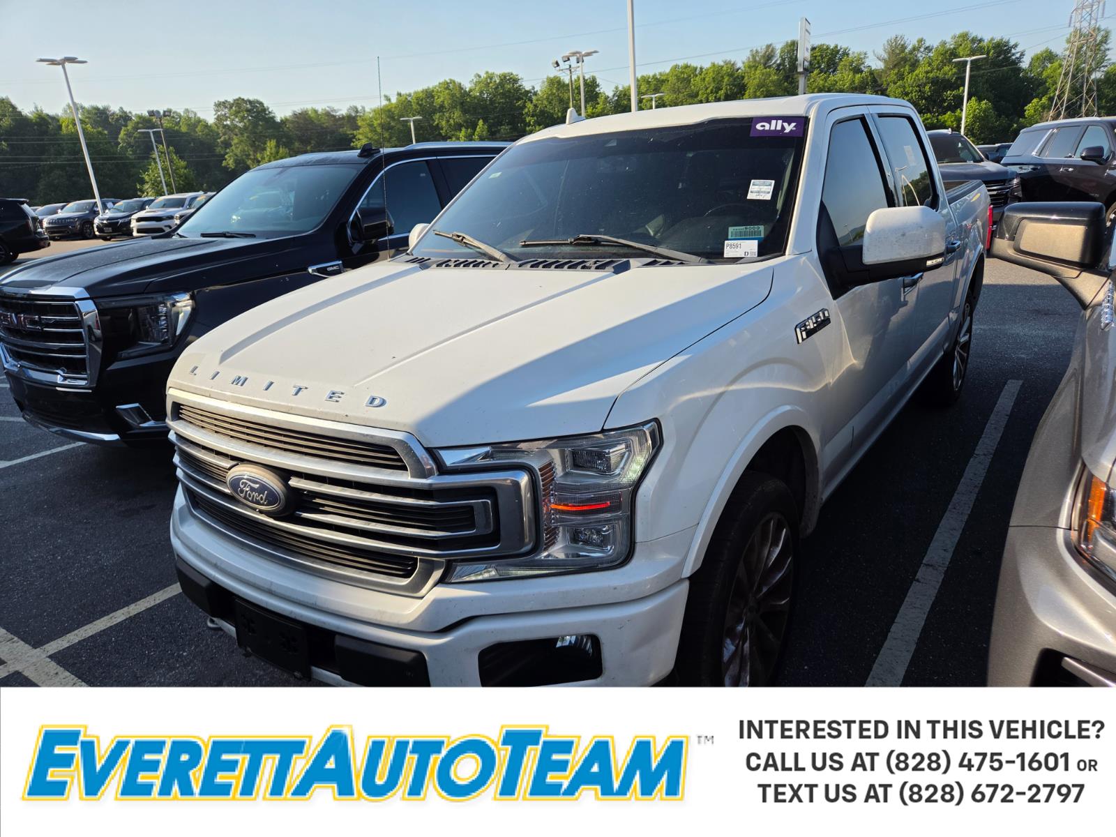 Star White Metallic Tri-Coat 2020 Ford F-150 Limited SuperCrew 4WD Pickup Truck Four-Wheel Drive Automatic
