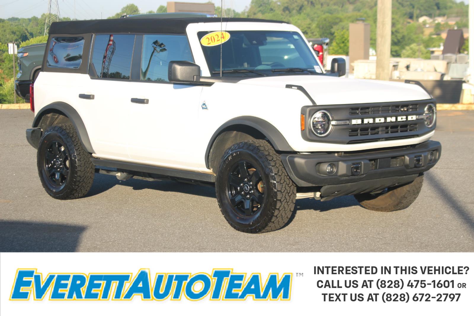 Oxford White 2024 Ford Bronco SUV / Crossover Four-Wheel Drive Automatic