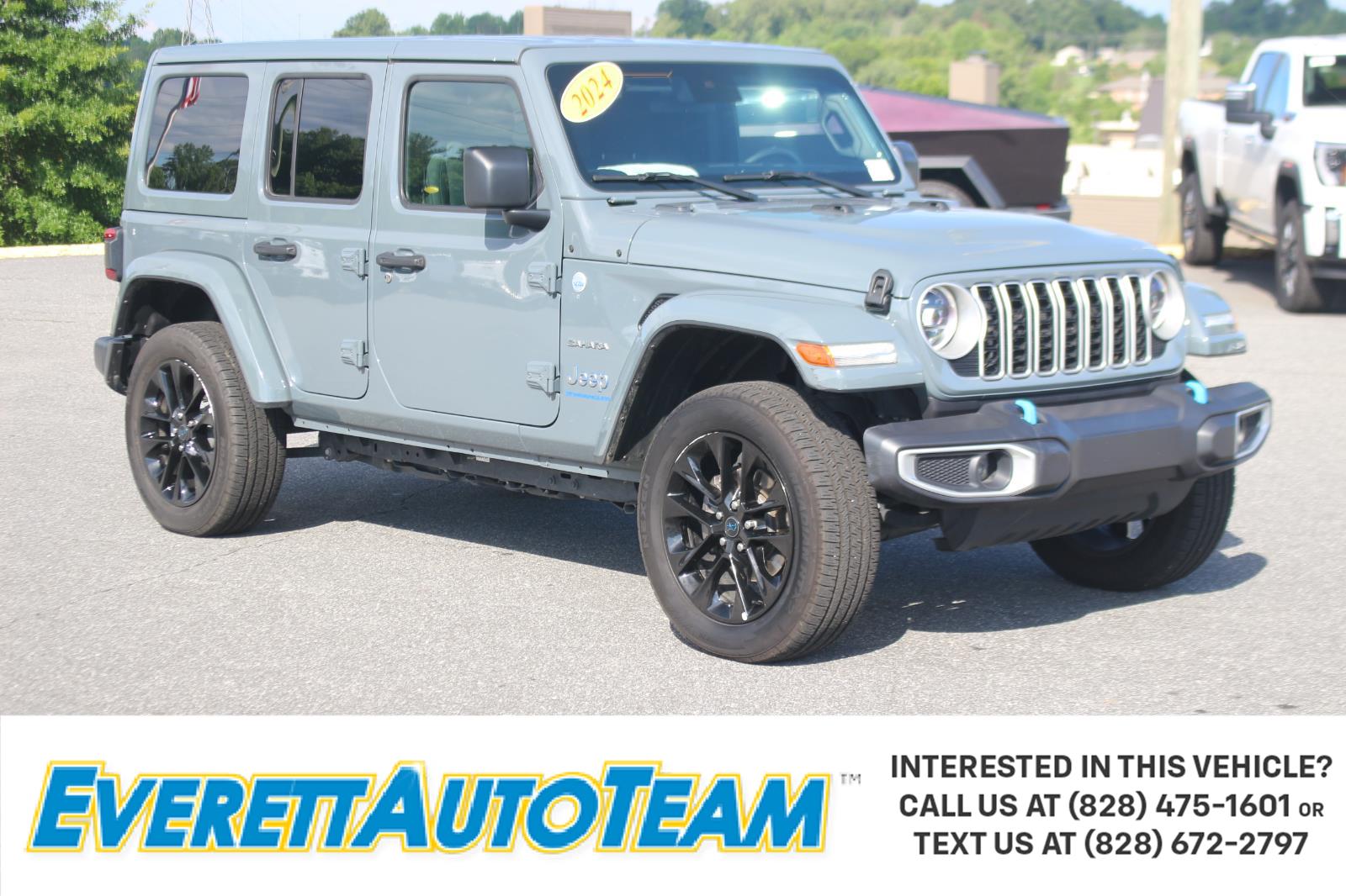 Anvil Clear Coat 2024 Jeep Wrangler 4xe SUV / Crossover Four-Wheel Drive 8-Speed Automatic