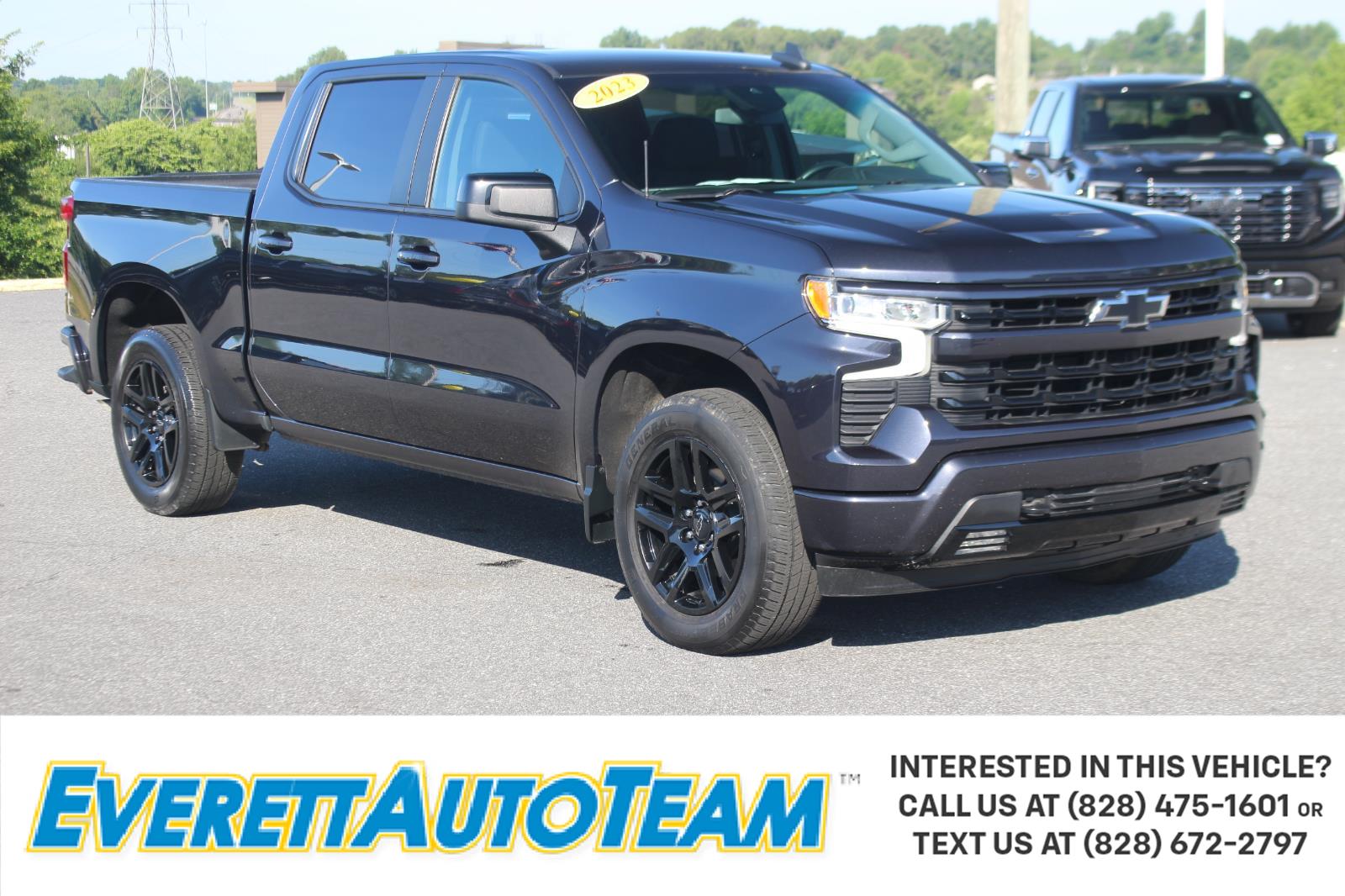Dark Ash Metallic 2023 Chevrolet Silverado 1500 Pickup Truck Four-Wheel Drive Automatic