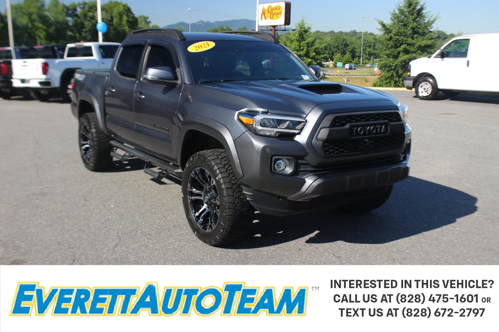 Magnetic Gray Metallic 2021 Toyota Tacoma Pickup Truck Four-Wheel Drive Automatic