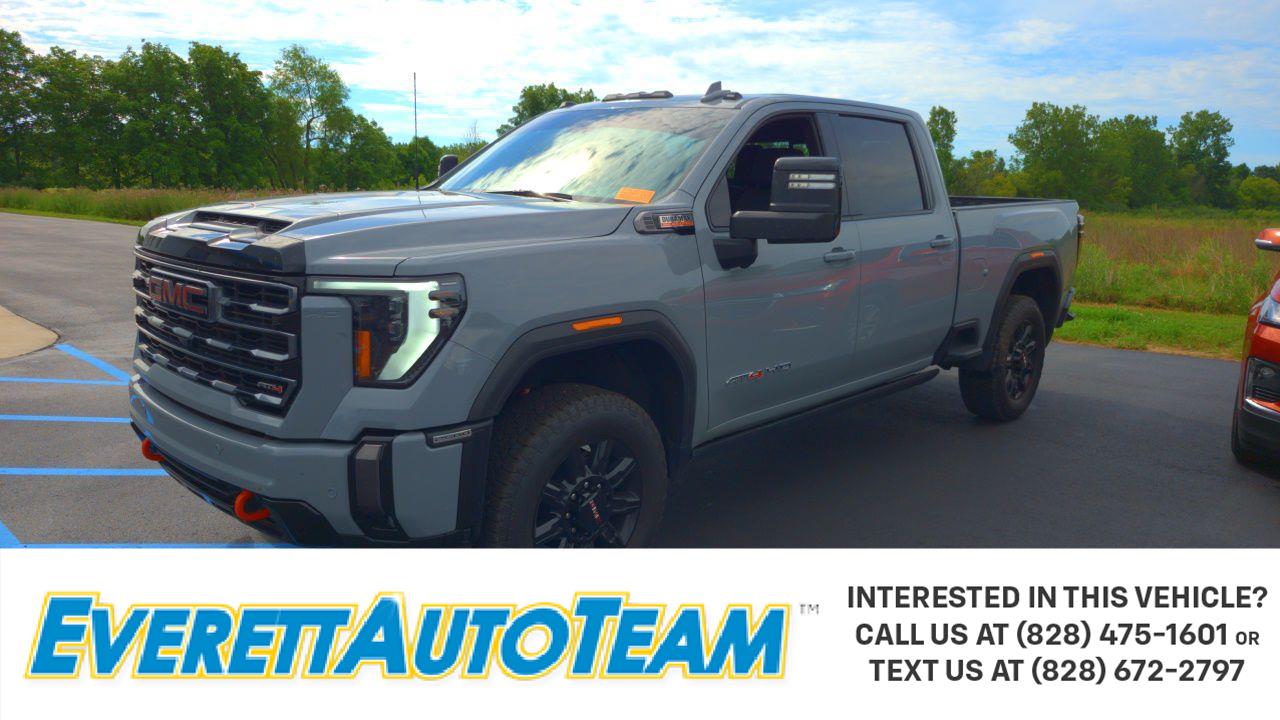 Thunderstorm Gray 2024 GMC Sierra 2500HD Pickup Truck Four-Wheel Drive Automatic