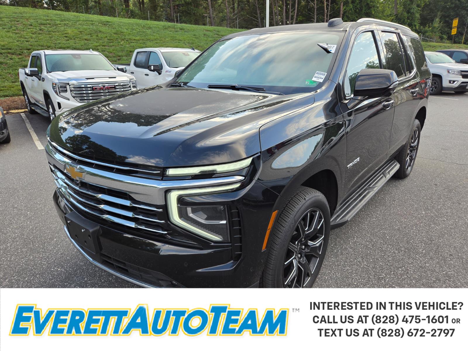 Black 2025 Chevrolet Tahoe SUV / Crossover Four-Wheel Drive Automatic