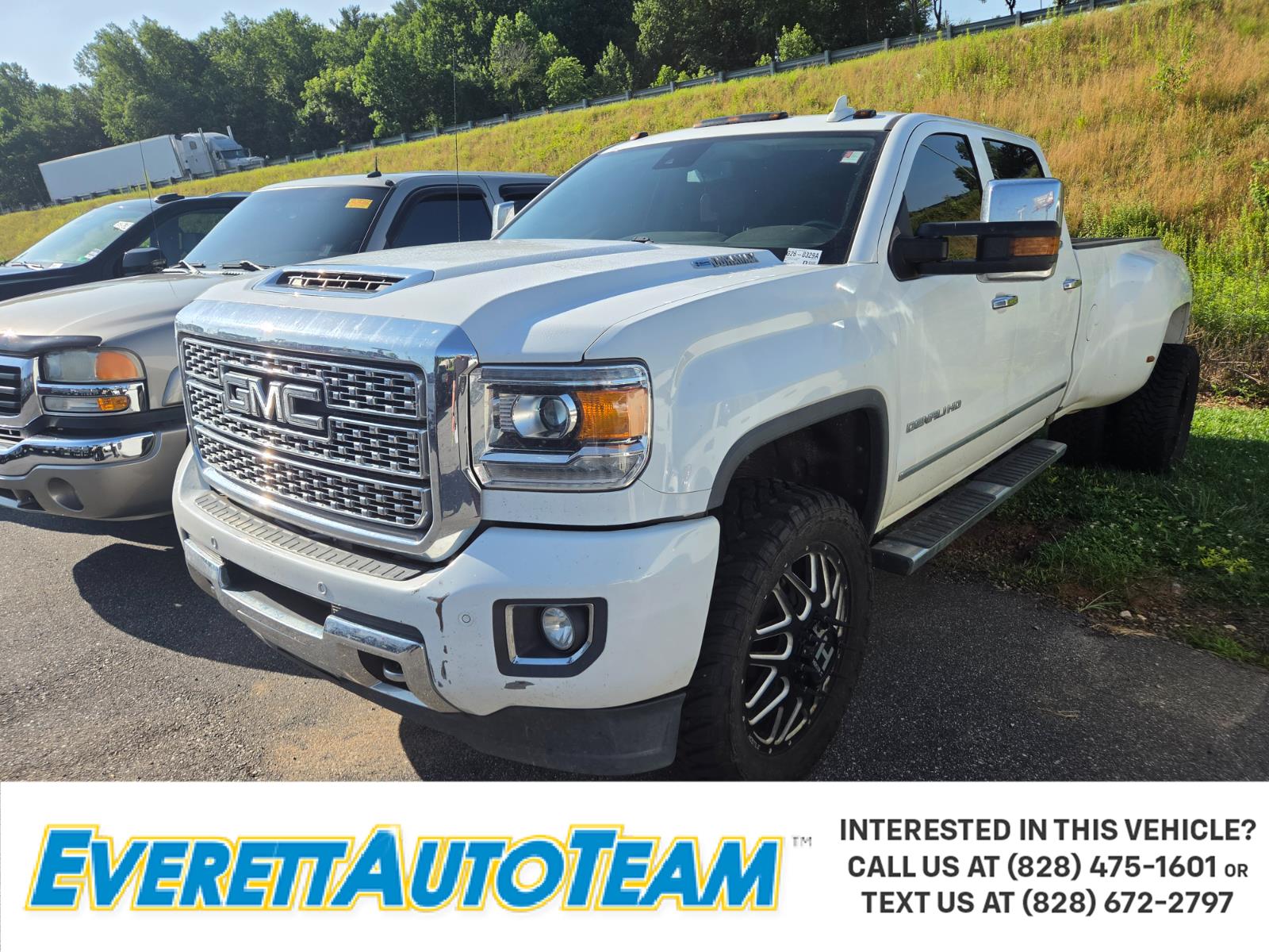 Summit White 2019 GMC Sierra 3500HD Pickup Truck Four-Wheel Drive 6-Speed Automatic