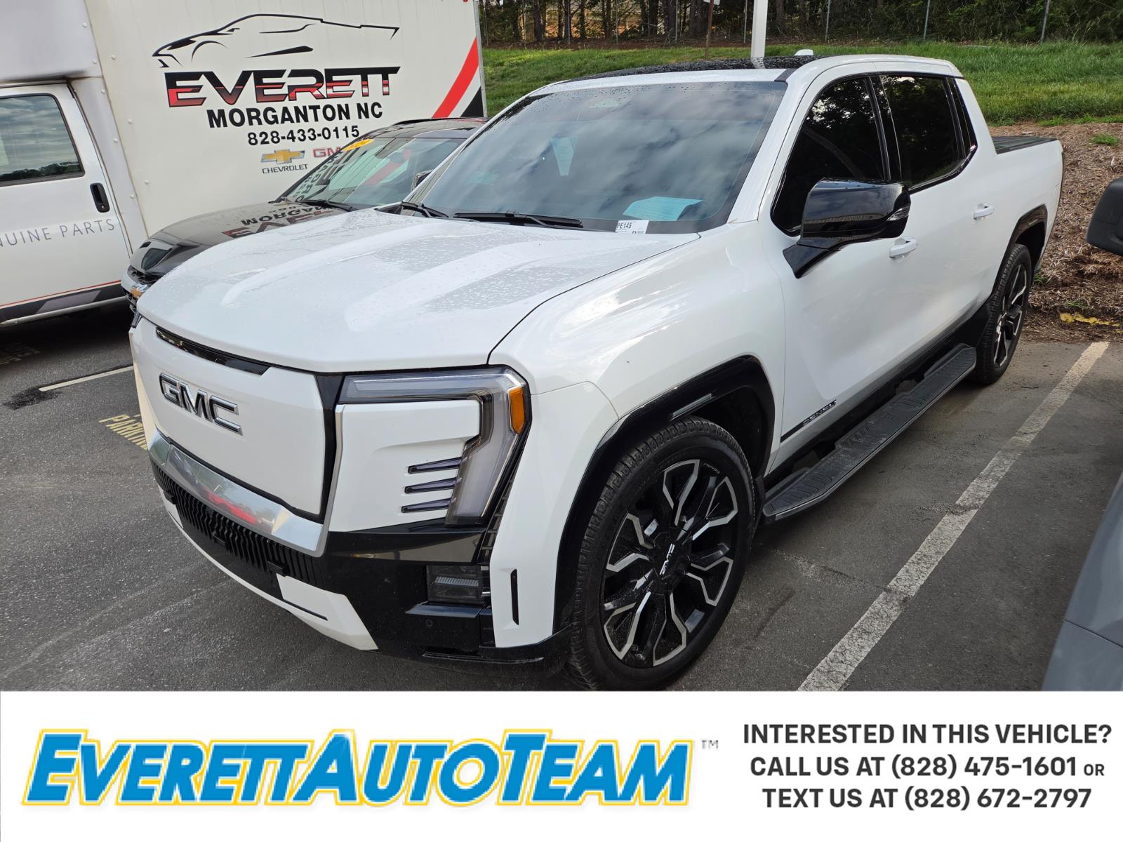 Summit White 2025 GMC Sierra EV Pickup Truck All-Wheel Drive Automatic