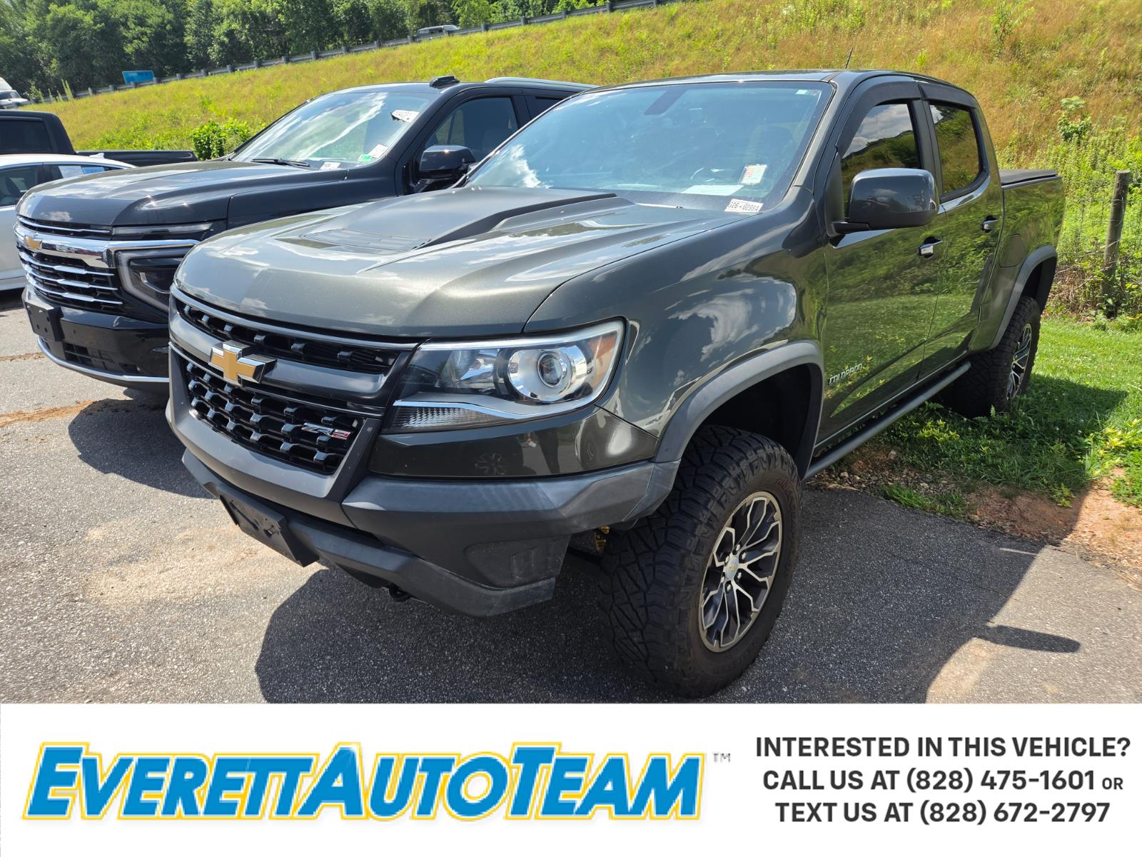 Deepwood Green Metallic 2018 Chevrolet Colorado Pickup Truck Four-Wheel Drive 8-Speed Automatic