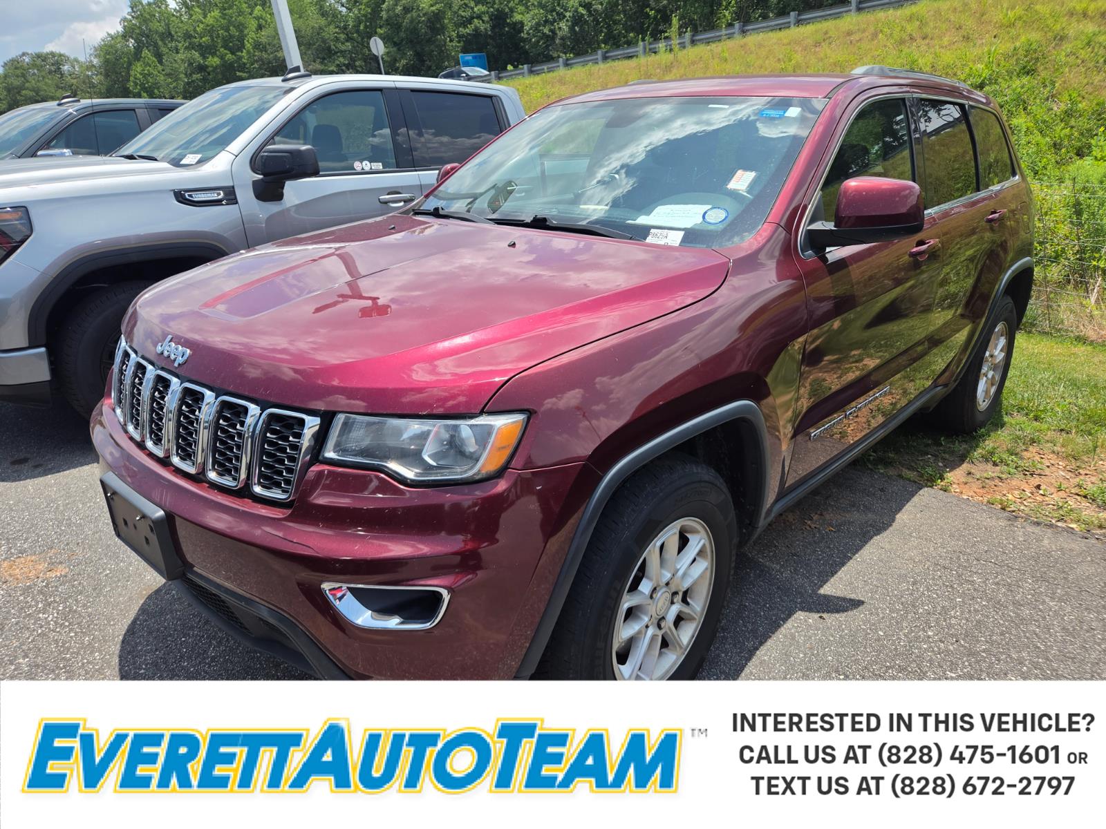 Velvet Red Pearlcoat 2018 Jeep Grand Cherokee SUV / Crossover Four-Wheel Drive 8-Speed Automatic