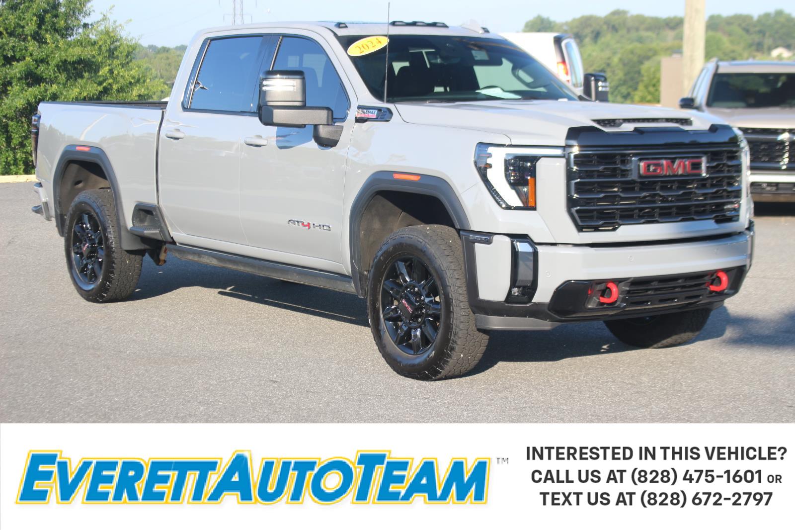 Thunderstorm Gray 2024 GMC Sierra 2500HD Pickup Truck Four-Wheel Drive Automatic